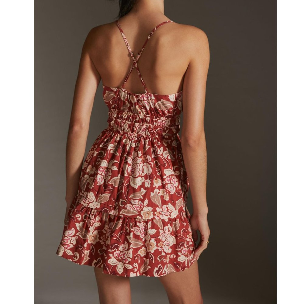 Anthropologie The Sleeveless Somerset Mini Dress: Poplin Edition Red - XL - Picture 3 of 12